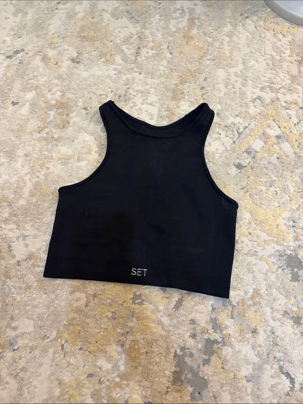 Set Active Ribbed Sports Bra